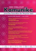 Komunike (Jurnal Komunikasi dan Penyiaran Islam / Khairul Hamim